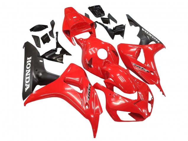 2006-2007 Red Matte Black Honda CBR1000RR Motorcycle Fairings UK Stores