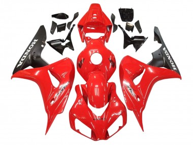 2006-2007 Red Matte Black Honda CBR1000RR Motorcycle Fairings UK Stores
