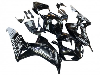 2006-2007 Glossy Black Gold SevenStars Honda CBR1000RR Motorcycle Fairings UK Stores