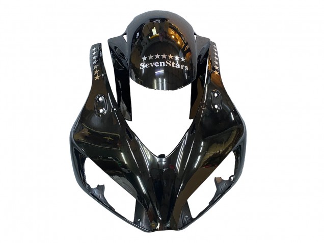 2006-2007 Glossy Black Gold SevenStars Honda CBR1000RR Motorcycle Fairings UK Stores