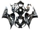 2006-2007 Glossy Black Gold SevenStars Honda CBR1000RR Motorcycle Fairings UK Stores