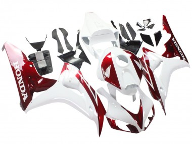 2006-2007 White Red Honda CBR1000RR Motorcycle Fairings UK Stores