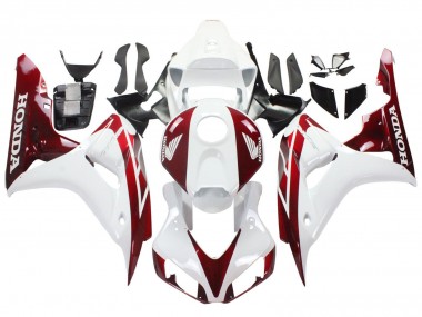2006-2007 White Red Honda CBR1000RR Motorcycle Fairings UK Stores