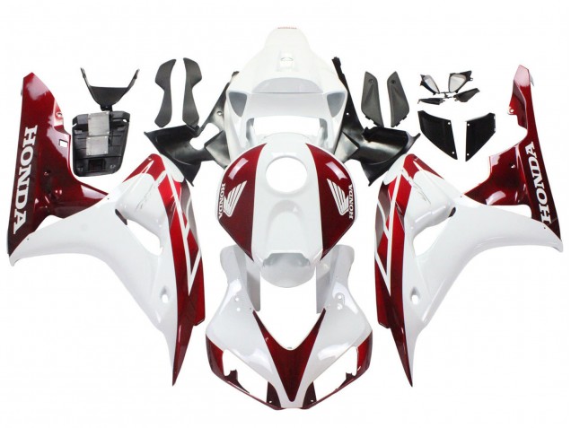 2006-2007 White Red Honda CBR1000RR Motorcycle Fairings UK Stores