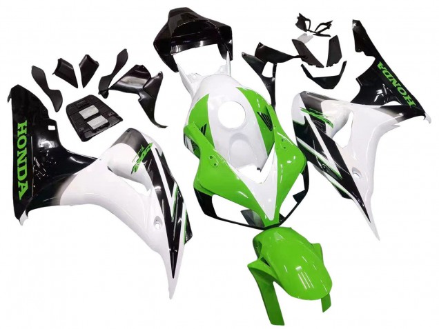 2006-2007 White Green Glossy Black Honda CBR1000RR Motorcycle Fairing UK Stores
