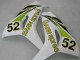 2006-2007 White Green Glossy Black Hannspree 52 Honda CBR1000RR Motorcycle Fairings UK Stores
