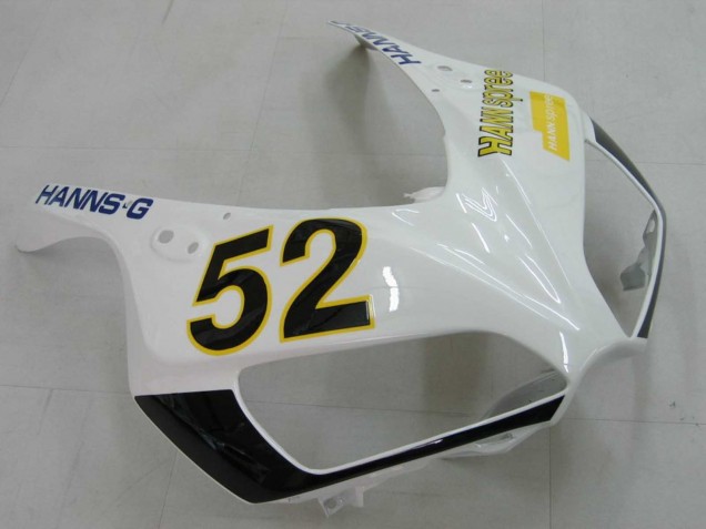 2006-2007 White Green Glossy Black Hannspree 52 Honda CBR1000RR Motorcycle Fairings UK Stores