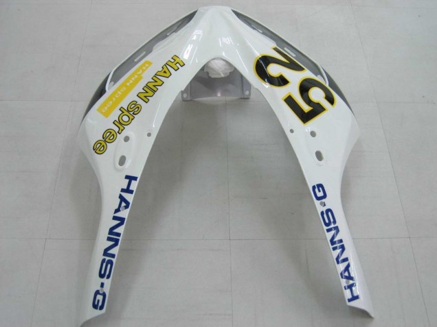 2006-2007 White Green Glossy Black Hannspree 52 Honda CBR1000RR Motorcycle Fairings UK Stores