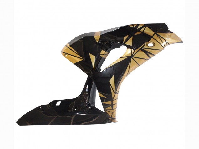 2006-2007 Gold Glossy Black Honda CBR1000RR Motorcycle Fairings UK Stores