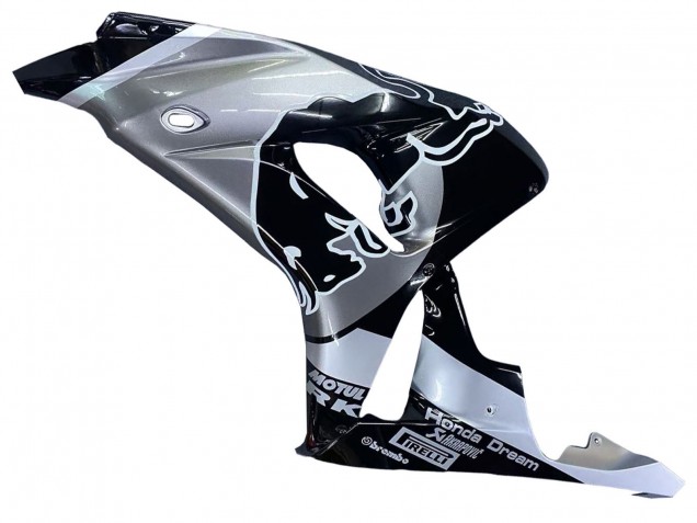 2006-2007 Silver Glossy Black Red Bull Honda CBR1000RR Motorcycle Fairings UK Stores