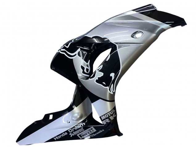 2006-2007 Silver Glossy Black Red Bull Honda CBR1000RR Motorcycle Fairings UK Stores