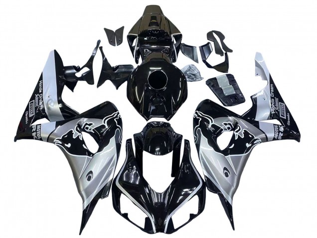 2006-2007 Silver Glossy Black Red Bull Honda CBR1000RR Motorcycle Fairings UK Stores