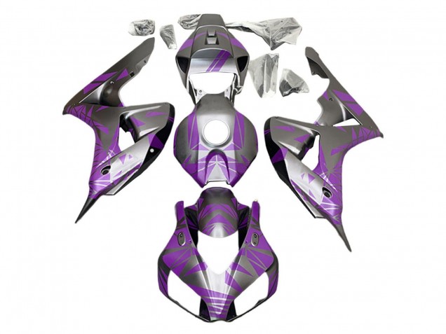 2006-2007 Silver Light Purple Honda CBR1000RR Motorcycle Fairings UK Stores