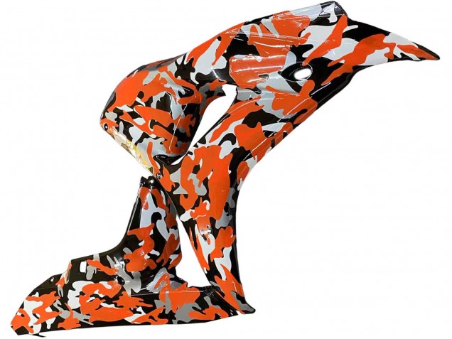 2006-2007 Black Orange Silver Camouflage Honda CBR1000RR Motorcycle Fairings UK Stores