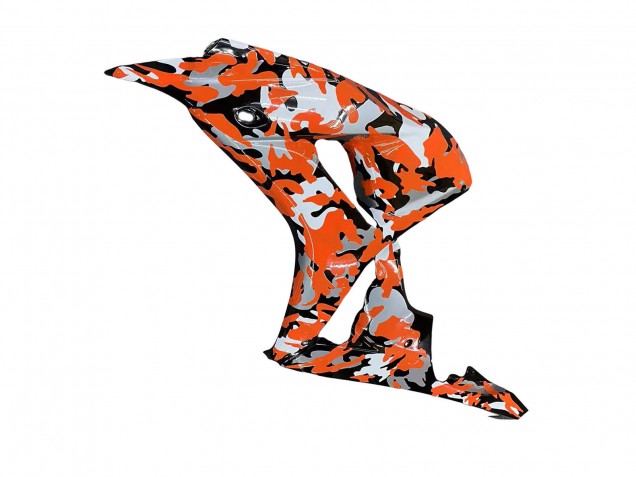2006-2007 Black Orange Silver Camouflage Honda CBR1000RR Motorcycle Fairings UK Stores