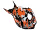 2006-2007 Black Orange Silver Camouflage Honda CBR1000RR Motorcycle Fairings UK Stores
