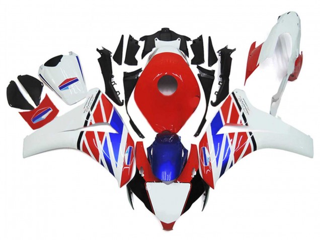 2006-2007 White Red Blue Honda CBR1000RR Motorcycle Fairings UK Stores