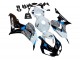 2006-2007 White Blue Glossy Black Honda CBR1000RR Motorcycle Fairing UK Stores