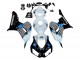 2006-2007 White Blue Glossy Black Honda CBR1000RR Motorcycle Fairing UK Stores