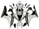 2006-2007 White Glossy Black Honda CBR1000RR Motorcycle Fairing Kits UK Stores
