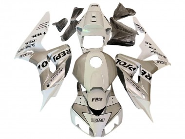 2006-2007 White Grey Repsol Honda CBR1000RR Motorcycle Fairings UK Stores