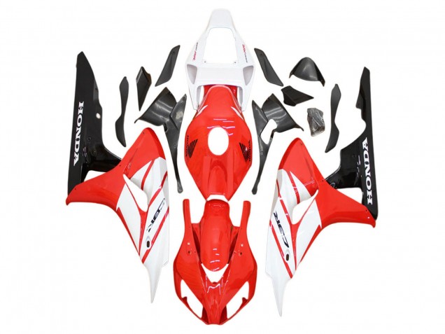 2006-2007 White Red Glossy Black Honda CBR1000RR Motorcycle Fairing UK Stores