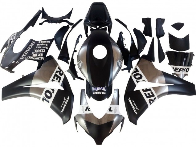 2008-2011 Silver Matte Black Repsol Honda CBR1000RR Motorcycle Fairings UK Stores