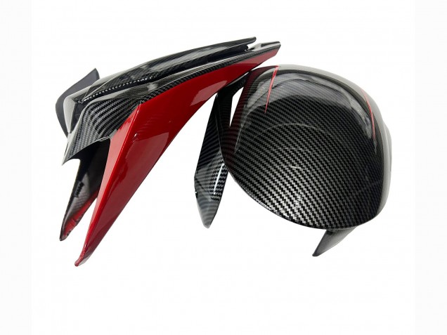 2008-2011 Black Carbon Fiber Red Honda CBR1000RR Motorcycle Fairings UK Stores