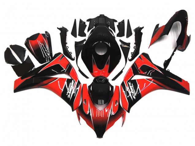 2008-2011 Red Glossy Black Honda CBR1000RR Motorcycle Fairing UK Stores