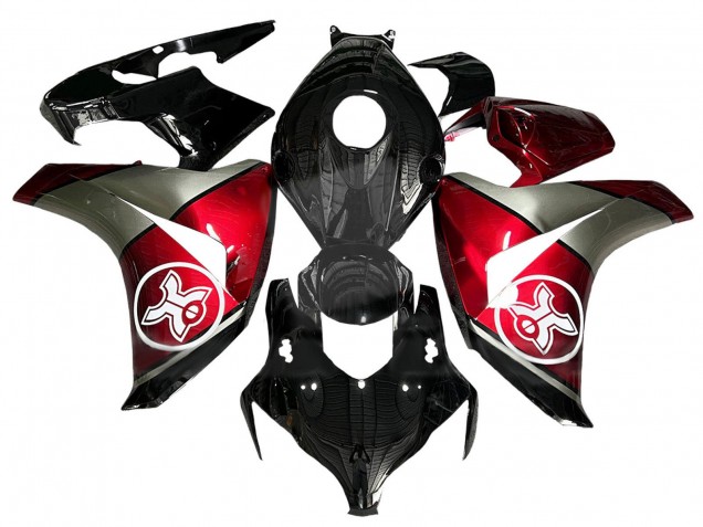 2008-2011 Grey Red Glossy Black Honda CBR1000RR Motorcycle Fairings UK Stores