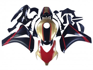 2008-2011 Gold Red Glossy Black Honda CBR1000RR Motorcycle Fairings UK Stores