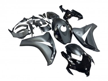 2008-2011 Grey Glossy Black Honda CBR1000RR Motorcycle Fairings UK Stores