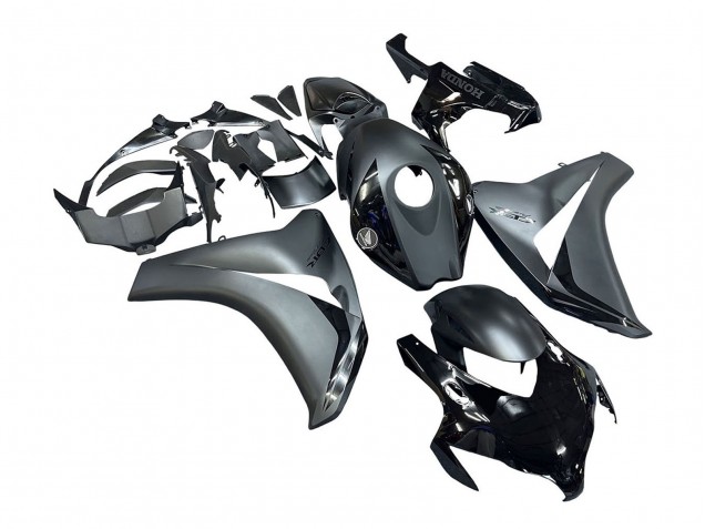 2008-2011 Grey Glossy Black Honda CBR1000RR Motorcycle Fairings UK Stores