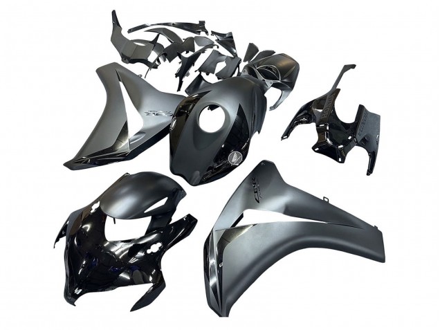 2008-2011 Grey Glossy Black Honda CBR1000RR Motorcycle Fairings UK Stores