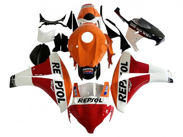 2008-2011 Orange White Red Glossy Black Repsol HRC Honda CBR1000RR Motorcycle Fairing UK Stores