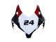 2008-2011 White Red Glossy Black Racing 24 Honda CBR1000RR Motorcycle Fairings UK Stores