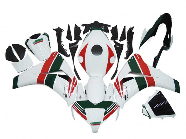 2008-2011 White Red Dark Green Honda CBR1000RR Motorcycle Fairings UK Stores
