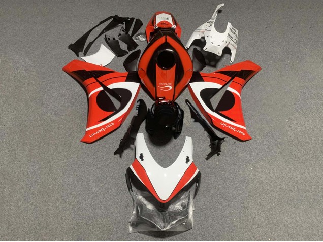 2008-2011 White Red Glossy Black Honda CBR1000RR Motorcycle Fairing Kits UK Stores