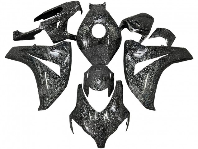 2008-2011 Black Forged Carbon Fiber Honda CBR1000RR Motorcycle Fairings UK Stores
