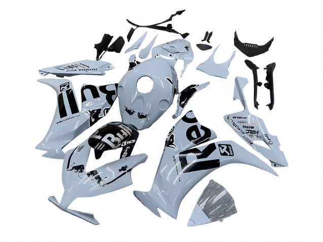 2012-2016 Light Grey Glossy Black Red Bull Honda CBR1000RR Motorcycle Fairings UK Stores
