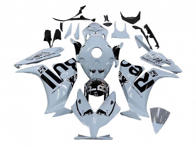 2012-2016 Light Grey Glossy Black Red Bull Honda CBR1000RR Motorcycle Fairings UK Stores