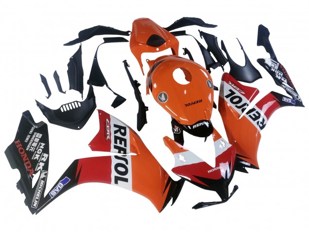 2012-2016 Orange White Red Repsol Honda CBR1000RR Motorcycle Fairings UK Stores