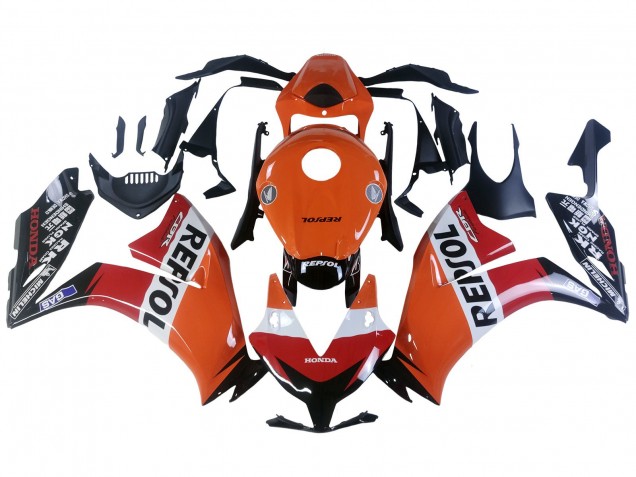 2012-2016 Orange White Red Repsol Honda CBR1000RR Motorcycle Fairings UK Stores