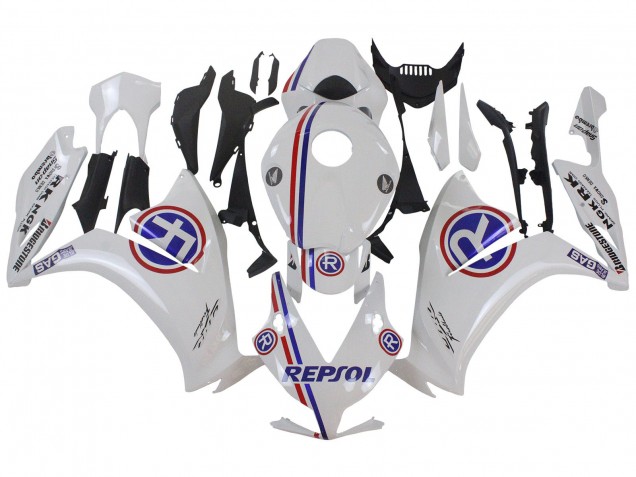 2012-2016 White Blue Red Repsol Honda CBR1000RR Motorcycle Fairings UK Stores