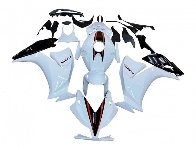 2012-2016 White Glossy Black Honda CBR1000RR Motorcycle Fairings UK Stores