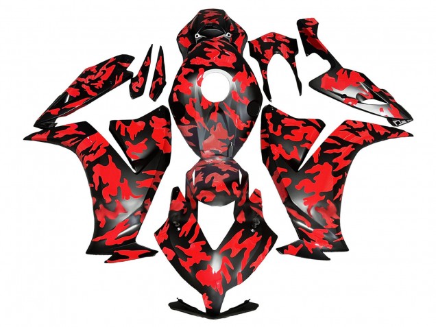2012-2016 Red Glossy Black Honda CBR1000RR Motorcycle Fairings UK Stores