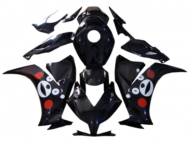 2012-2016 Glossy Black Bear Honda CBR1000RR Motorcycle Fairings UK Stores
