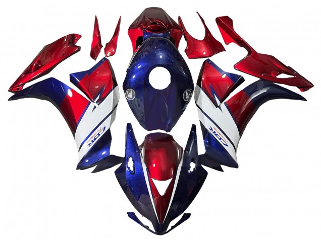 2012-2016 Red Blue White Fireblade Honda CBR1000RR Motorcycle Fairings UK Stores
