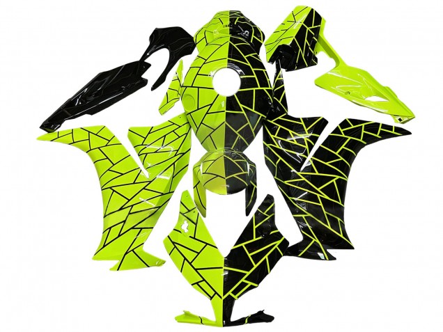 2012-2016 Fluorescent Green Glossy Black Honda CBR1000RR Motorcycle Fairings UK Stores