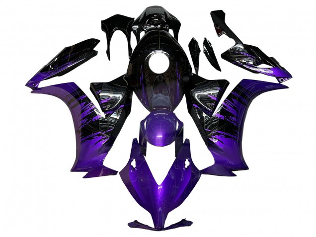 2012-2016 Purple Glossy Black Honda CBR1000RR Motorcycle Fairings UK Stores